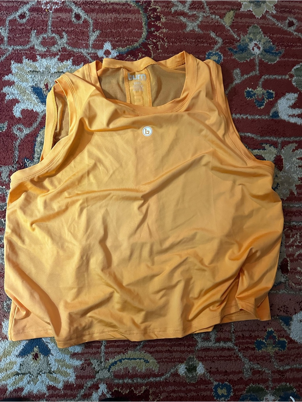 Women’s Orange Performance Tank Top by Burn
